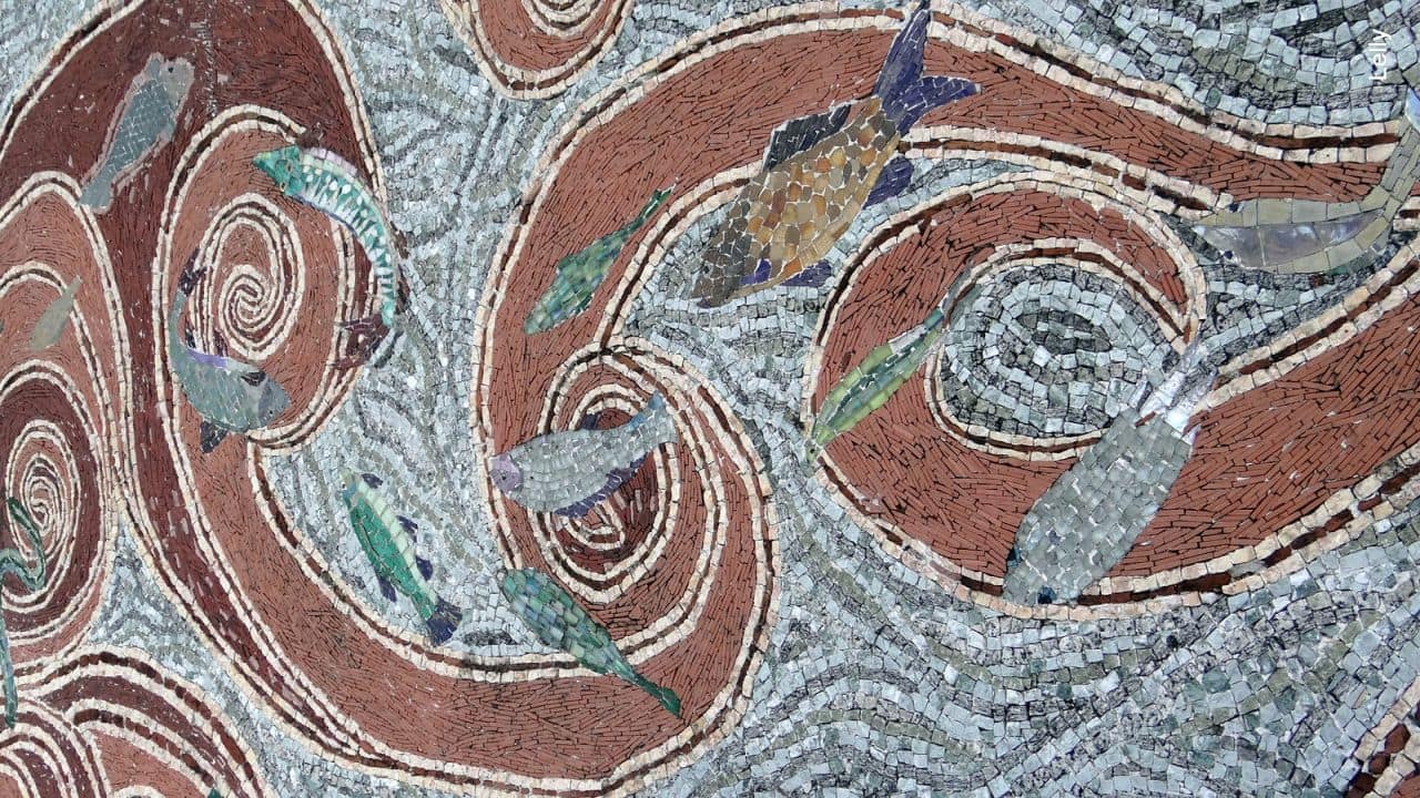 Mosaïque de piscine