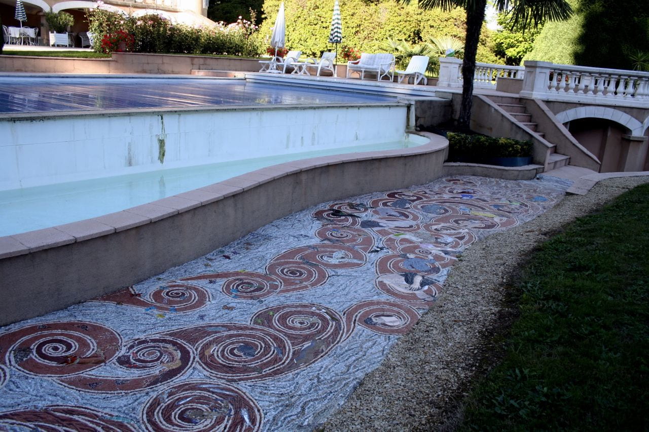 Mosaïque de piscine